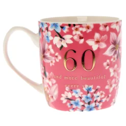 Card Factory 60 & More Beautiful Every Year Mug In A Box