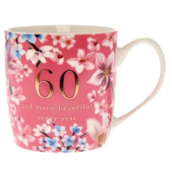 Card Factory 60 & More Beautiful Every Year Mug In A Box