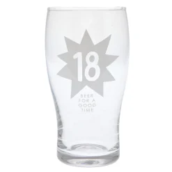 Online 18 Beer For A Good Time Pint Glass 18Th Birthday|Glassware