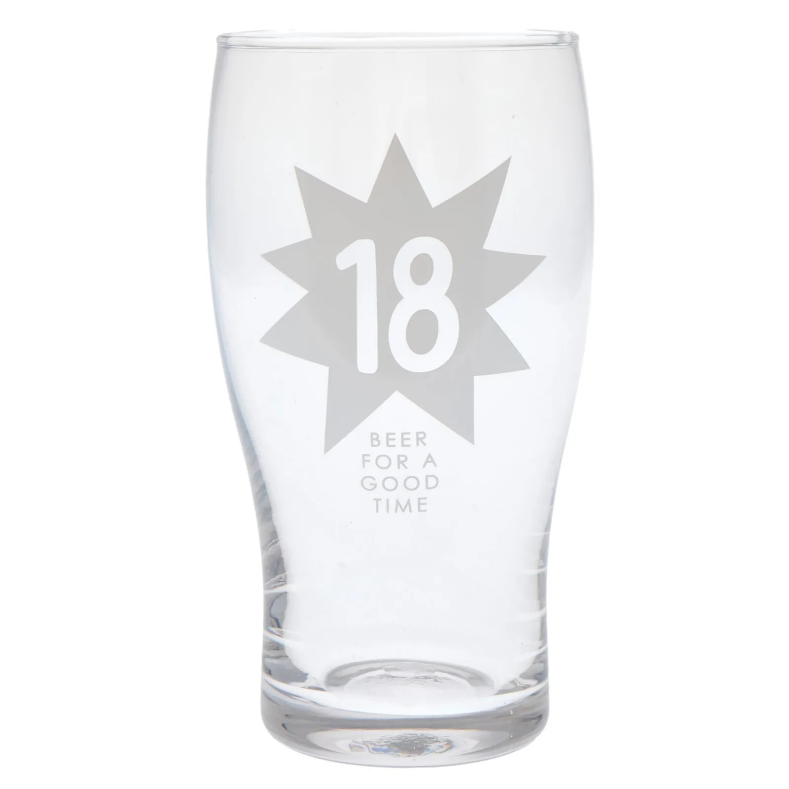 Online 18 Beer For A Good Time Pint Glass 18Th Birthday|Glassware