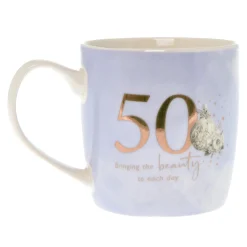 Sale 50 Bringing The Beauty To Each Day Mug In A Box 50Th Birthday|Mugs
