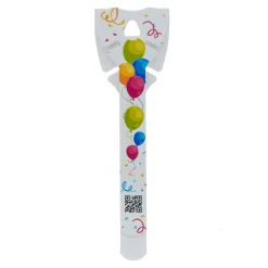 Kids Card Factory 5 Cardboard Balloon Grips - White Party