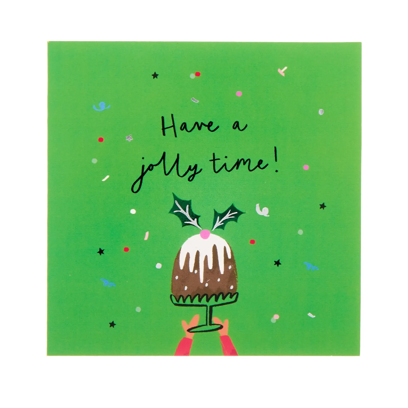 Card Factory 18 Charity Christmas Cards - Pudding & Crackers (2 Designs)