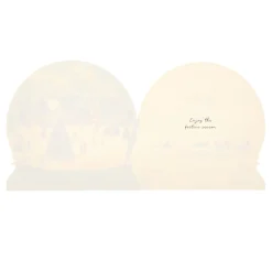 16 Charity Christmas Cards - Cutout Snowglobes (2 Designs) Christmas