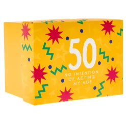 Hot 50 No Intention Of Acting My Age Mug In A Box 50Th Birthday|Mugs