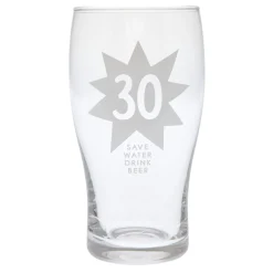 Discount 30 Save Water Drink Beer Pint Glass 30Th Birthday|Glassware