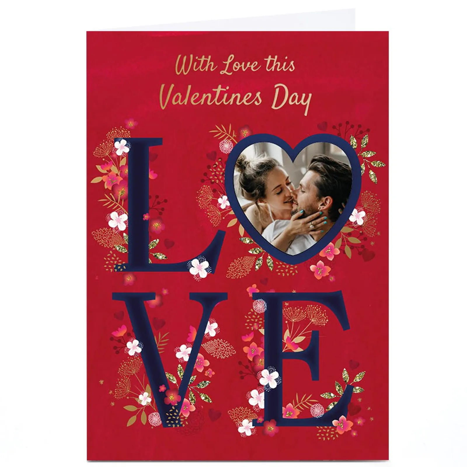 Card Factory A4 Photo Kerry Spurling Valentine's Day Card - LOVE