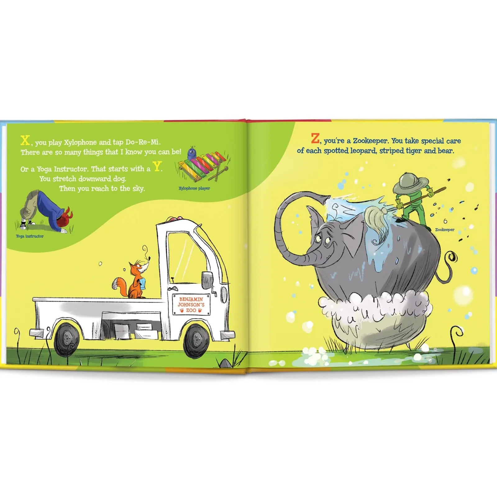 Hot A-B-C What I Can Be Softcover Personalised Book Kids Books|Gifts For Kids