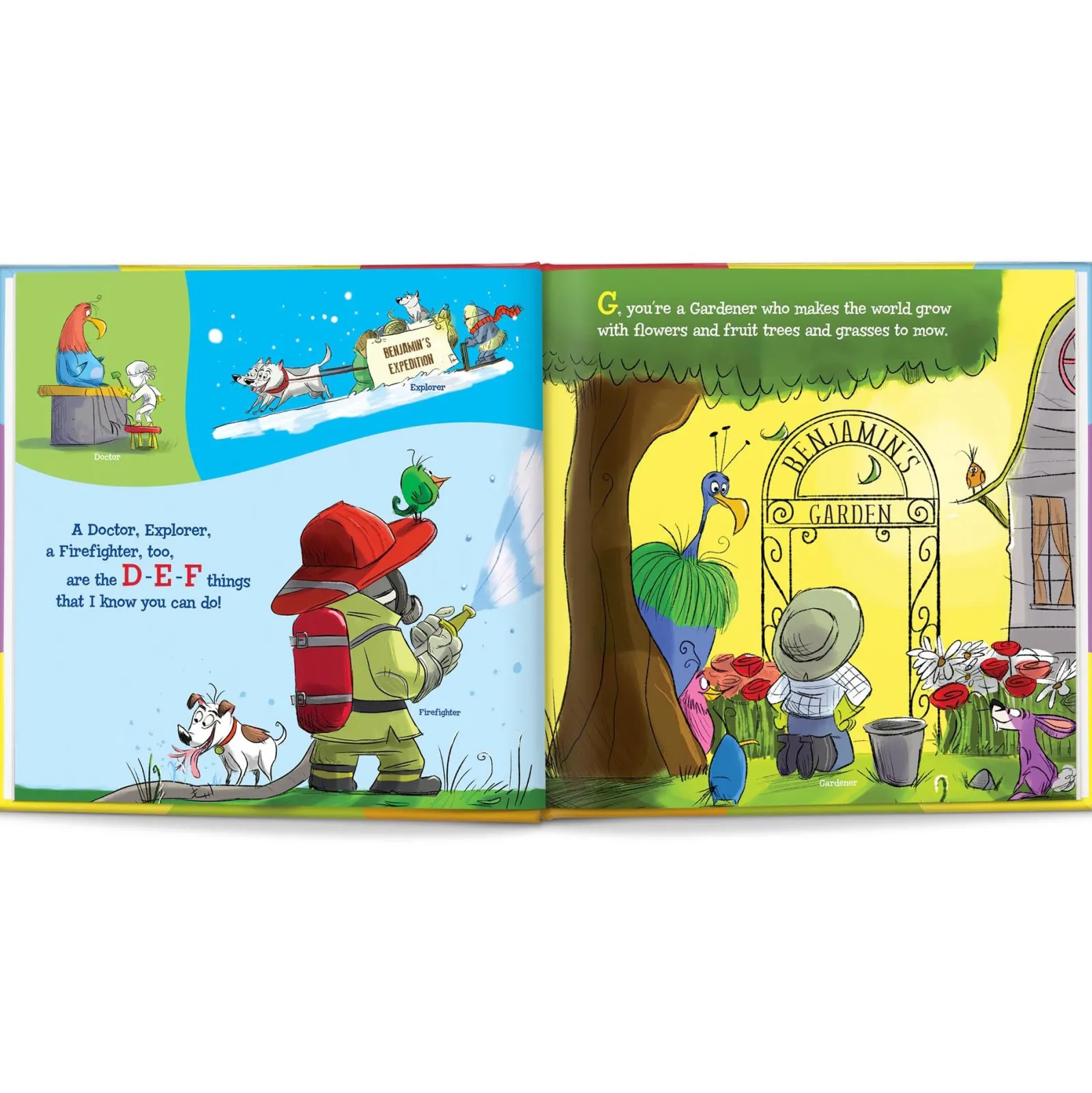Hot A-B-C What I Can Be Softcover Personalised Book Kids Books|Gifts For Kids