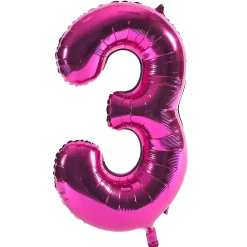 Card Factory Age 30 Giant Foil helium Numeral Balloons - Pink (deflated)