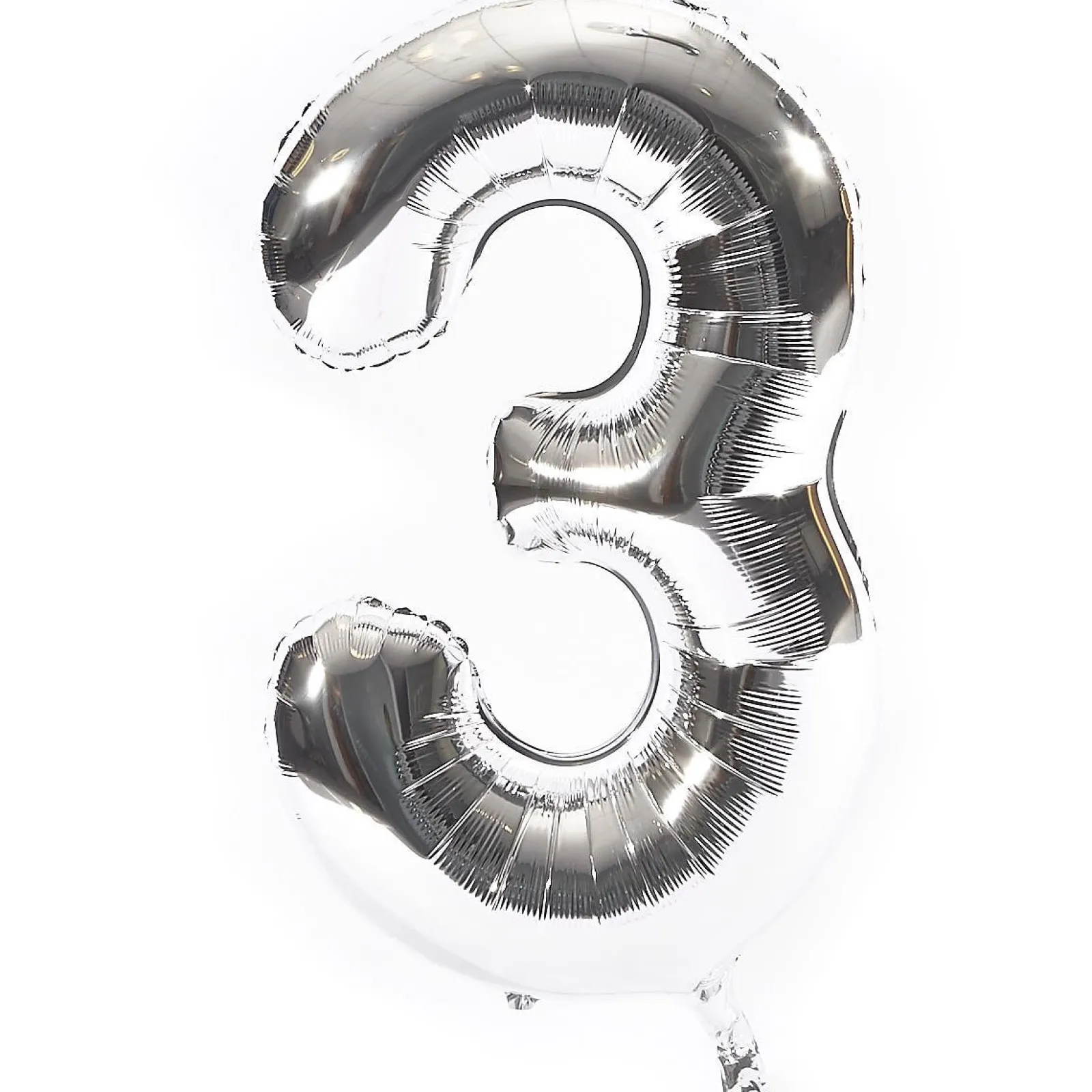 Age 30 Giant Foil Helium Numeral Balloons - Silver (deflated) 30Th Birthday|Balloons For Him