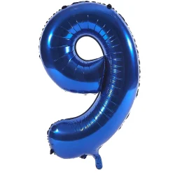 Discount Age 90 Giant Foil Helium Numeral Balloons - Blue (deflated) 90Th Birthday|Balloons For Him