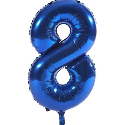 New Age 18 Giant Foil Helium Numeral Balloons - Blue (deflated) 18Th Birthday|Balloons For Him