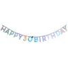 Card Factory Age 30 Letter Banner Black & Silver