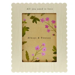 New All You Need Is Love Wooden Photo Frame Wedding Gifts|Gifts For Couples