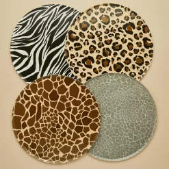 Card Factory Animal Print Paper Plates - Pack of 8