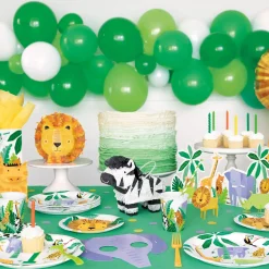 Clearance Animal Safari Party Tableware & Decorations - 16 Guests Tableware|Birthday Party