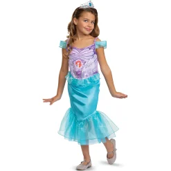 Discount Ariel With Tiara Children's Fancy Dress Costume Fancy Dress|Birthday Party