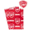 Kids Card Factory Arsenal Wrapping Paper - 2 Sheets & 2 Tags