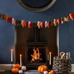 Card Factory Autumnal Leaf Card Garland 2m