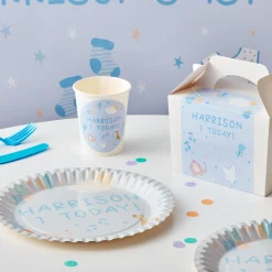 New Baby Blue Personalised Party Box 1St Birthday|Personalised Party