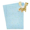 Clearance Baby Boy Giraffes Wrapping Paper & Gift Tags - Pack of 2 Kids Navy Gift Wrap|Gift Wrap For Kids