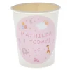 Card Factory Baby Pink Personalised Party Cup