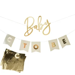 Baby To Be Customisable Card Banners 2m Banners & Bunting|Baby Shower Party