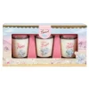 Card Factory Be Happy Shine Bight Tatty Teddy Raspberry & Rose Candles - Set of 3