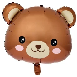 Clearance Bear Face 24-Inch Super Shape Balloon Balloons For Her|Helium Balloons