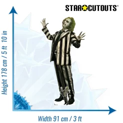 Clearance Beetlejuice Michael Keaton Cardboard Cutout Cardboard Cutouts|Halloween Party