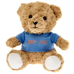 Card Factory Best Dad Bear Soft Toy
