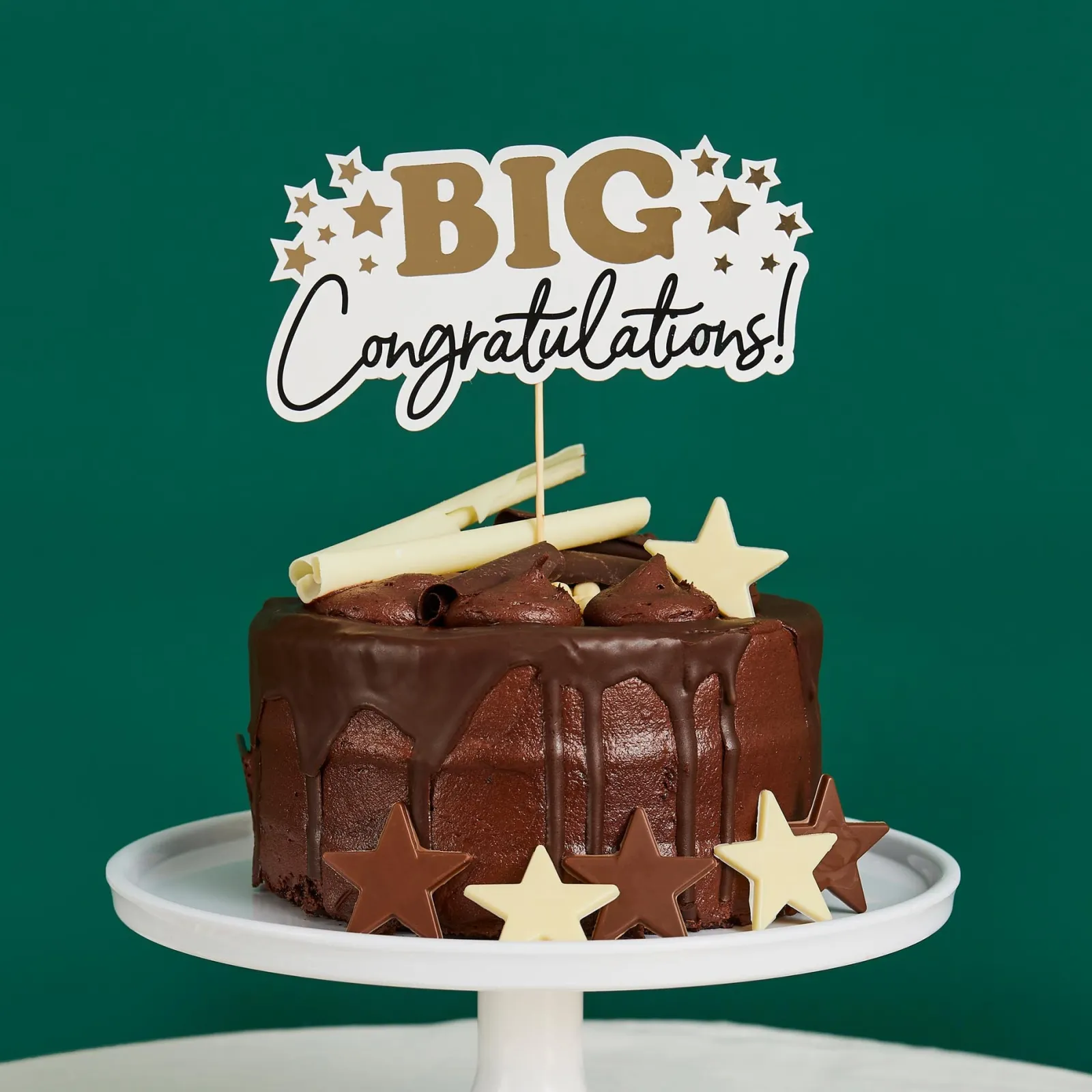 Card Factory Big Congratulations Card Cake Topper
