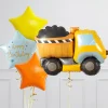 Online Birthday Dumper Truck Supershape & Foil Balloon Package - Delivered Inflated! Kids Balloons For Kids|Personalised & Photo Balloons