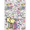 Kids Card Factory Birthday Icons Wrapping Paper - 2 Sheets & 2 Tags