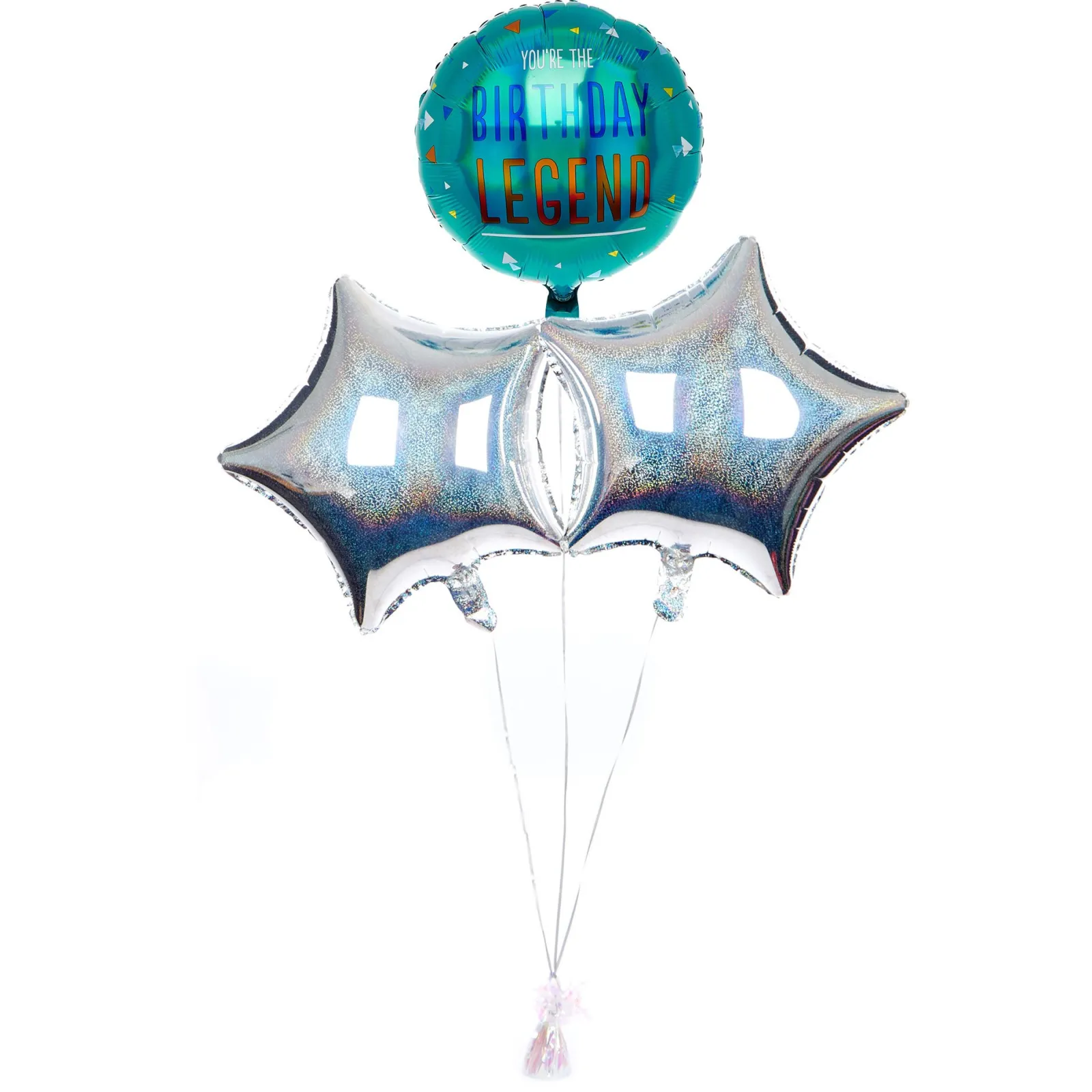 Card Factory Birthday Legend Balloon Bouquet - DELIVERED INFLATED!