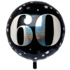 Sale Black & Silver 60th Birthday 31-Inch Foil Helium Balloon 60Th Birthday|Balloons For Him