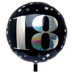 Sale Black & Silver 18th Birthday 31-Inch Foil Helium Balloon 18Th Birthday|Birthday Party