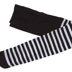 Sale Black & White Striped Children's Tights Halloween Party