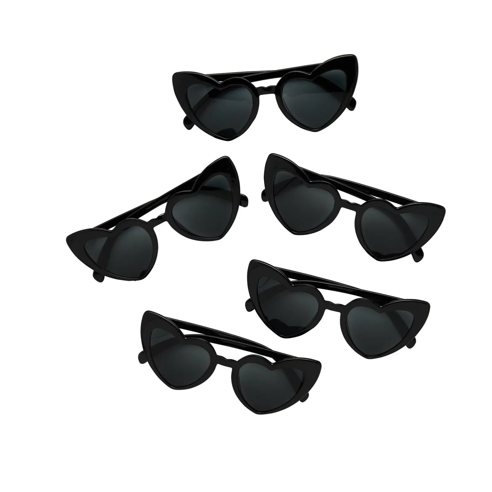 Outlet Black Heart Sunglasses - Pack of 5 Bags & Favours|Hen Party