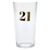 Online Blue & Gold 21st Birthday Pint Glass 21St Birthday|Glassware