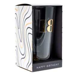 Blue & Gold 18th Birthday Pint Glass 18Th Birthday|Birthday Gifts