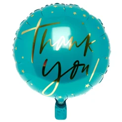 Kids Card Factory Blue & Gold Thank You Balloon & Lindt Chocolate Box