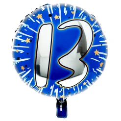 Sale Blue & Silver 13th Birthday Balloon Bouquet - DELIVERED INFLATED! Birthday Party|Balloons For Him