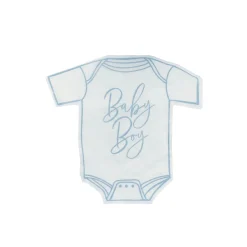 New Blue Baby Boy Babygrow Paper Napkins - Pack of 16 Tableware|Baby Shower Party