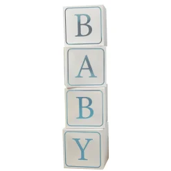 Sale Blue Baby Jumbo Blocks Baby Shower Party