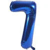 Card Factory Blue Number 7 Foil Giant Helium Balloon - Uninflated