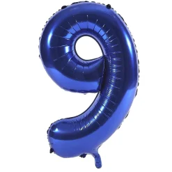 Best Blue Number 9 Foil Giant Helium Balloon - Uninflated 90Th Birthday|Balloons For Him