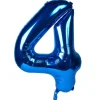Discount Blue Number 4 Giant Foil Helium Balloon INFLATED 40Th Birthday|Birthday Party