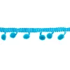 Kids Card Factory Blue Pom Pom Ribbon Trim